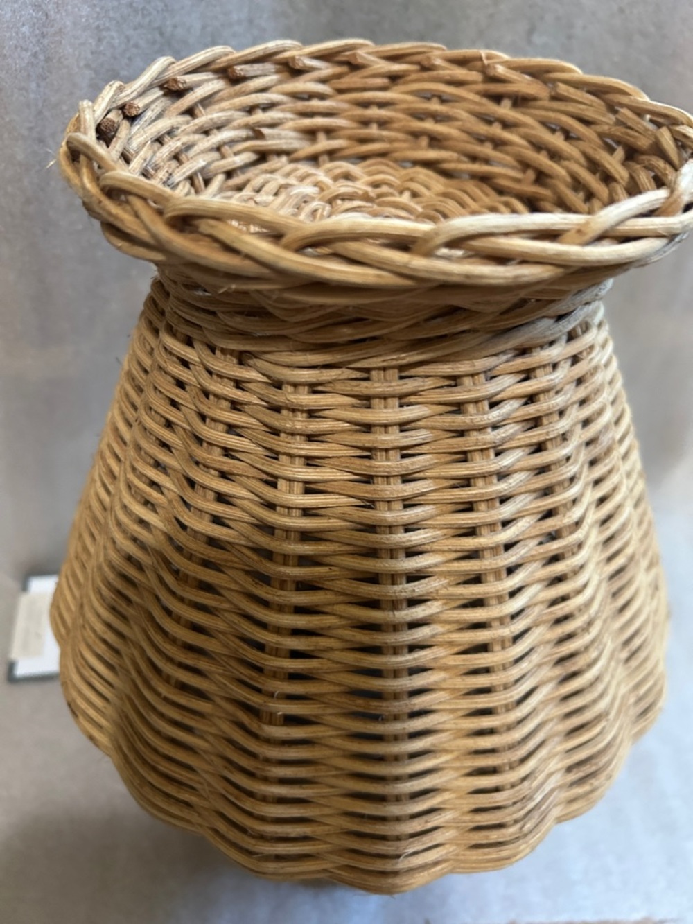 Studio McGee RARE Light Woven Rattan Vase - Natural - Picture 9 of 9